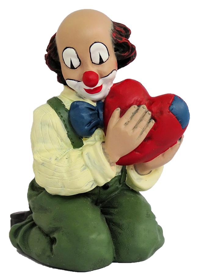 Gilde Handwerk, Gilde Clowns, Herzensbrecher, Clown mit Herz, 35657a, Gilde Clowns Comedy Collection