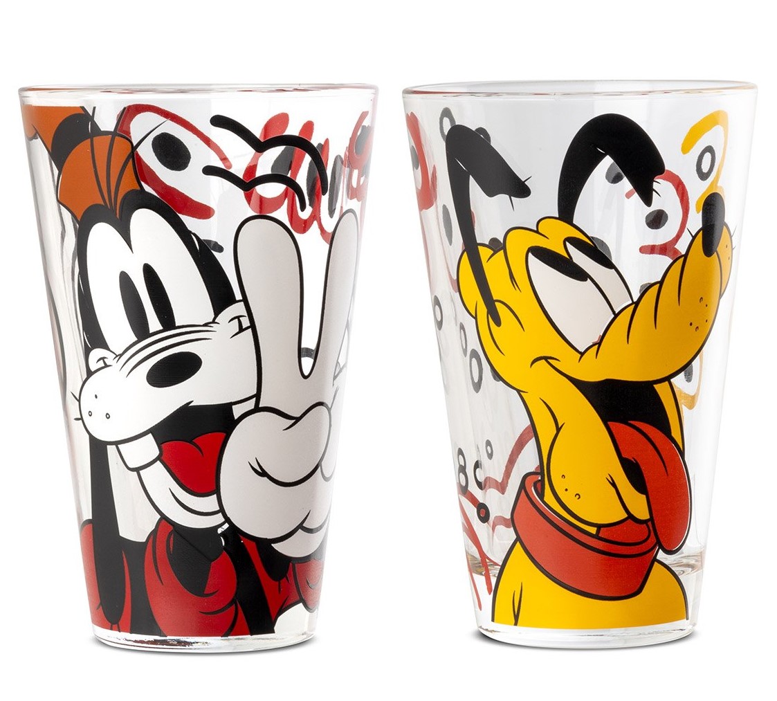 Disney Set mit 2 Gläsern - Goofy & Pluto 103039 - Disney by Egan