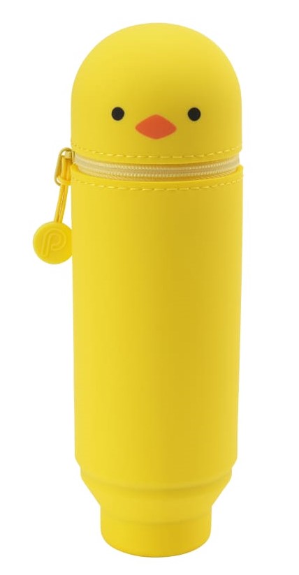 Federtasche Medium Küken - Stiftehalter / Yellow Chick Stand Up Pen Case - Punilabo Lihit Lab A7712-104