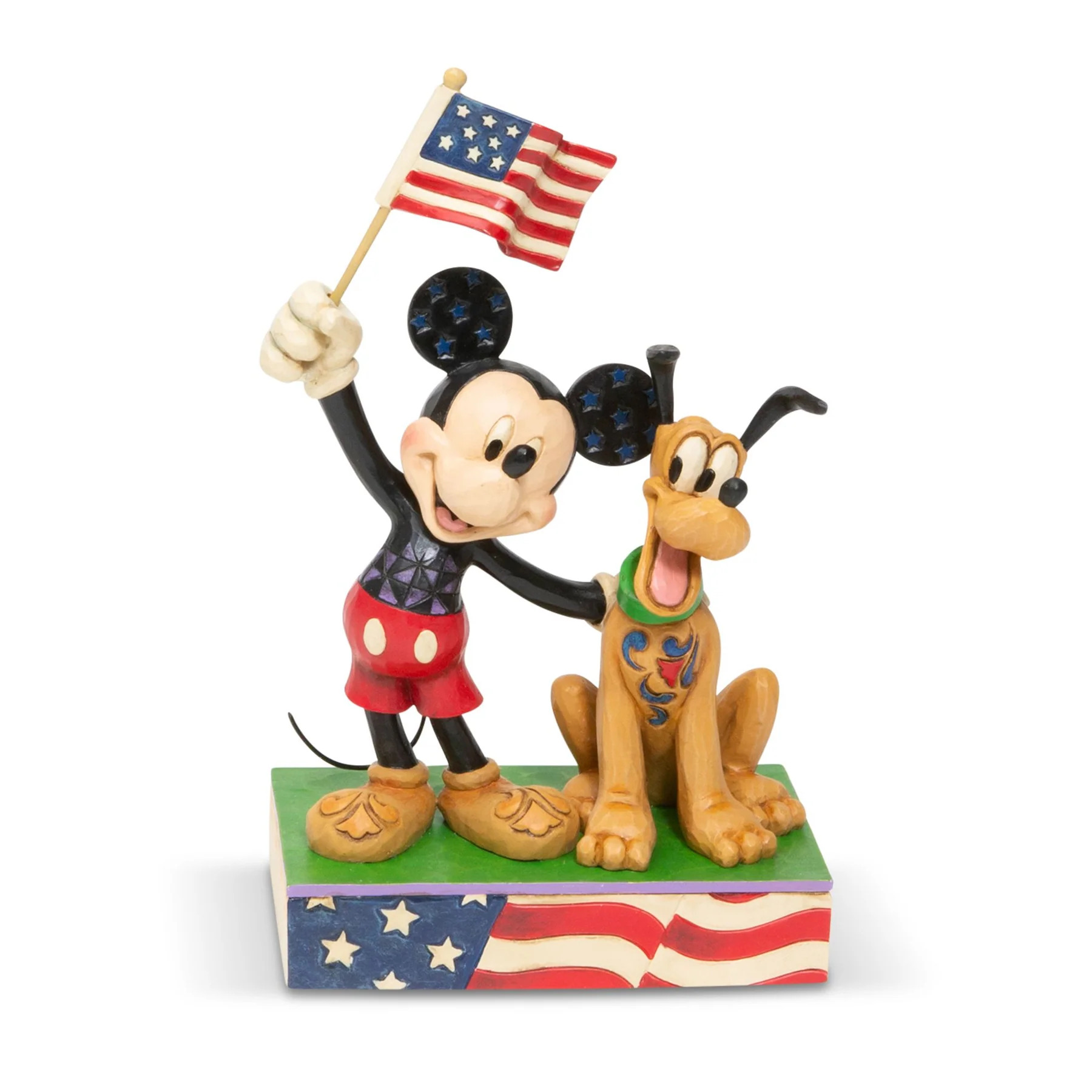 A Banner Day - Micky und Pluto mit Flagge / Disney Traditions by Jim Shore 6001975