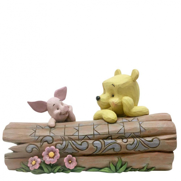 Disney Traditions, Jim Shore, Truncated Conversation, Winnie the Pooh, Winnie Pooh, Winnie Puuh, Piglet, Ferkel