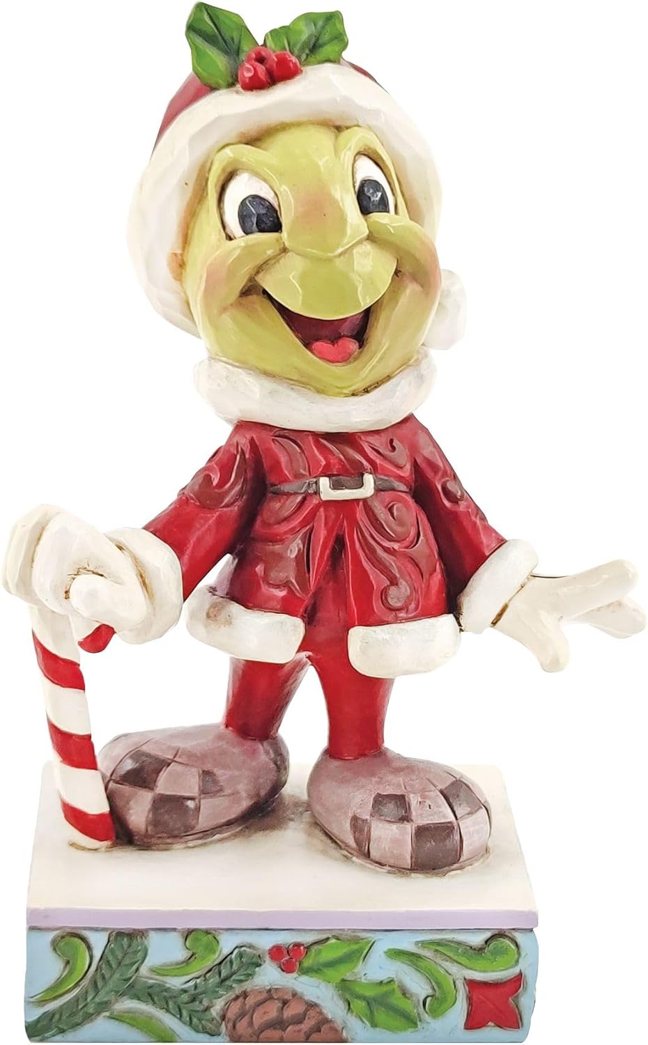 Be Wise and Merry Christmas Jiminy Cricket - Jiminy Grille Weihnachtsmann / Disney Traditions by Jim Shore 6008986