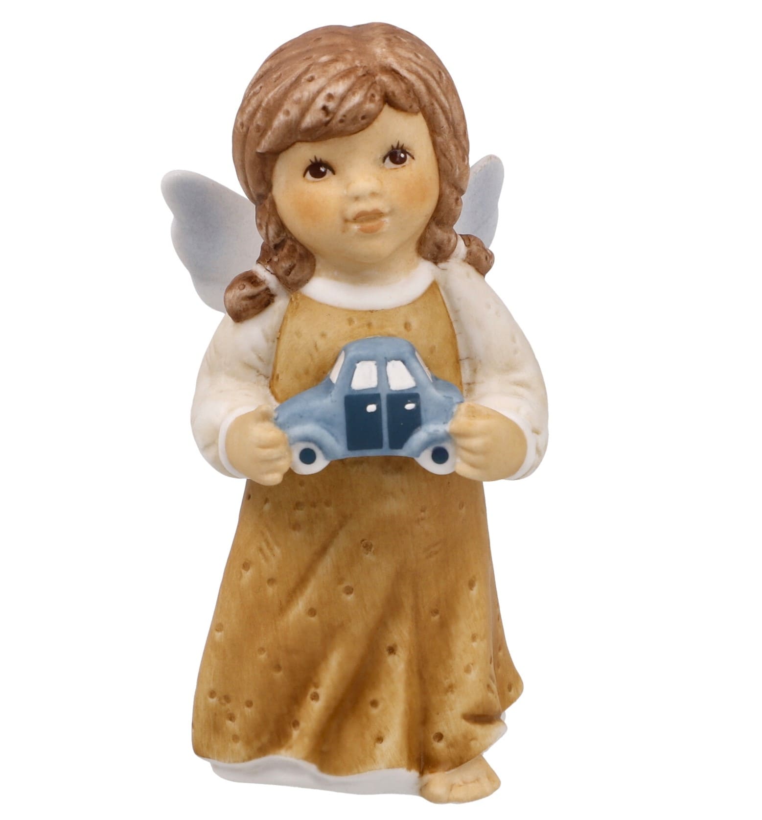 Nina und Marco, Julia E. Limpke, Goebel, Nina und Marco Schutzengel, 11751011, Gute Fahrt, Goebel Engel, Engel mit Auto, Schutzengel Gute Fahrt