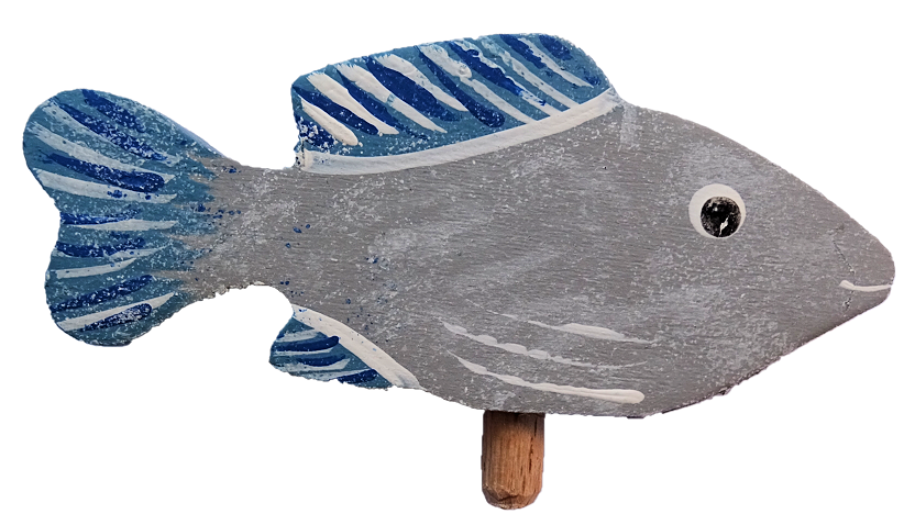 Fisch Guppy  - Steckfigur für Kerzenring von Sebastian Design