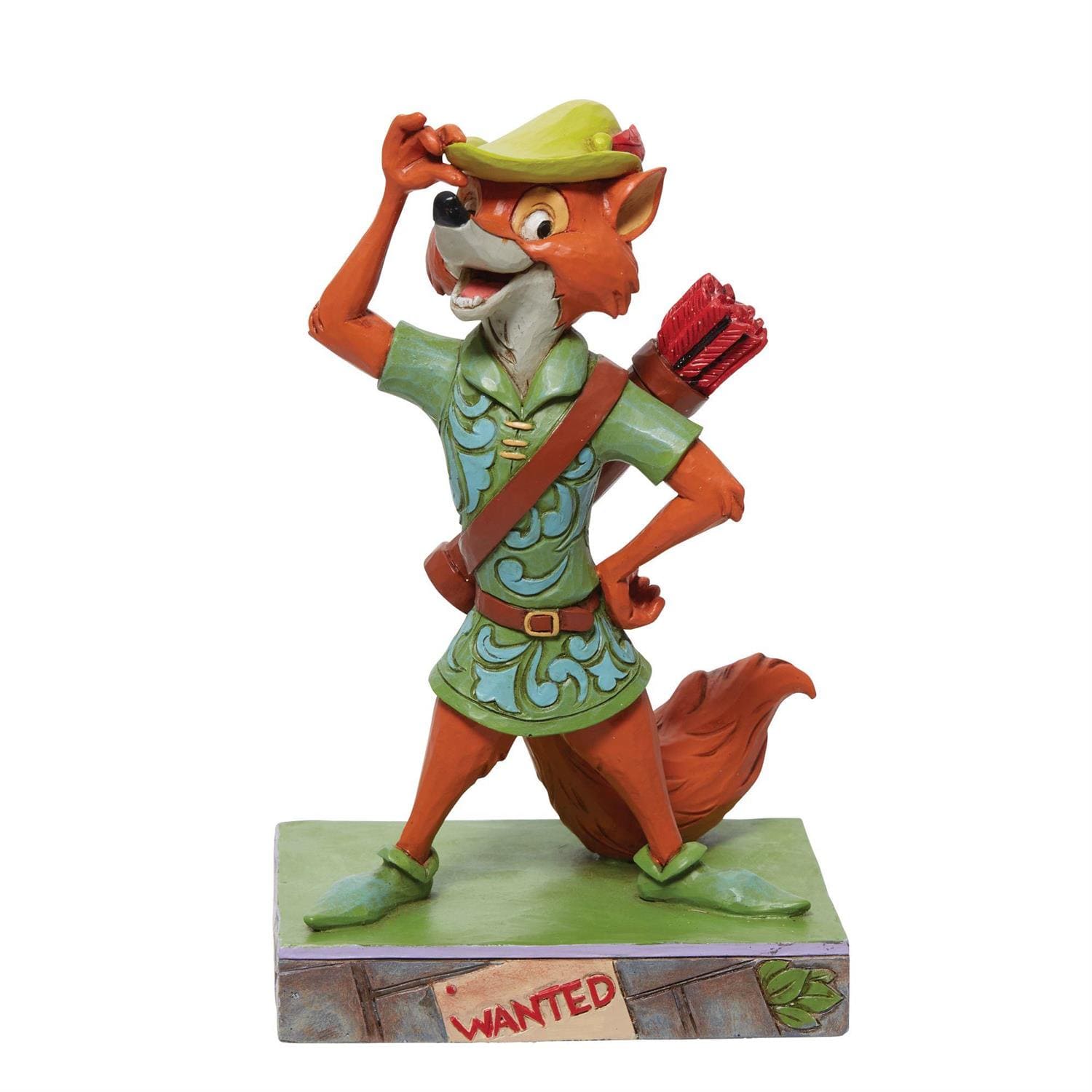 Disney Traditions, Jim Shore, 6011931, Robin Hood Personality Pose, Jim Shore Disneyfigur, Jim Shore Disney Traditions, Jim Shore Robin Hood, Disney Traditions Robin Hood