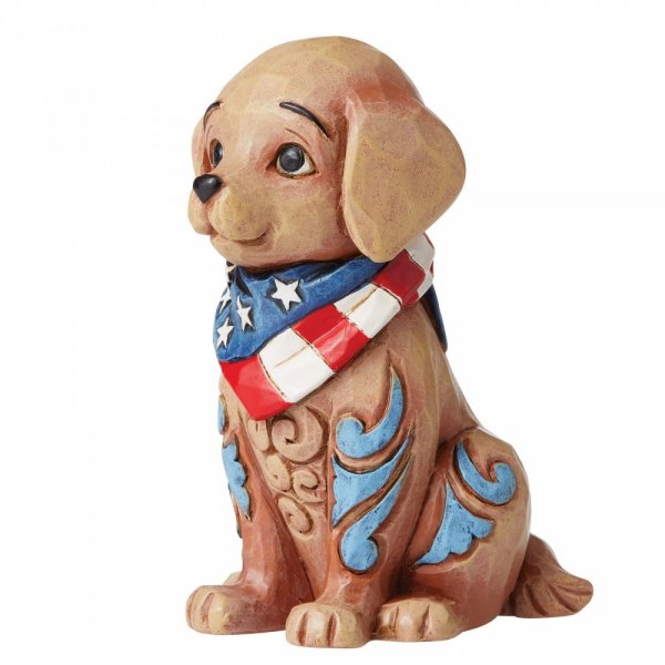 Mini Patriotic Puppy - Patriotischer Welpe / Heartwood Creek by Jim Shore 6006442