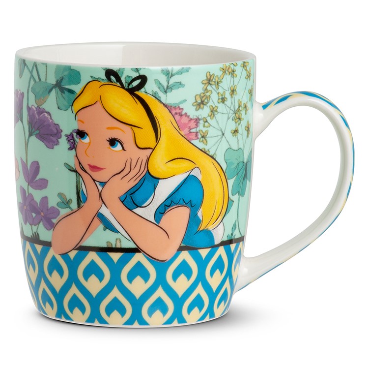 Disney, Egan Italy, Egan Disney, Frühstückstasse, Becher, Kaffeebecher, Disneytasse, Alice im Wunderland, 1002010, Egan Disney Tales, Porzellanbecher, Alice Tales