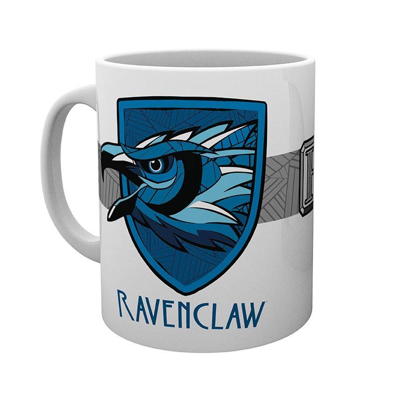 Harry Potter, ABY-Style, Abysse, Becher, Tasse, Kaffeebecher, Hogwarts, Wappen Ravenclaw, Gryffindor, Slytherin, Hufflepuff, Ravenclaw,  ABYMUG3974, 4 Häuser, Harry Potter Geschenkidee