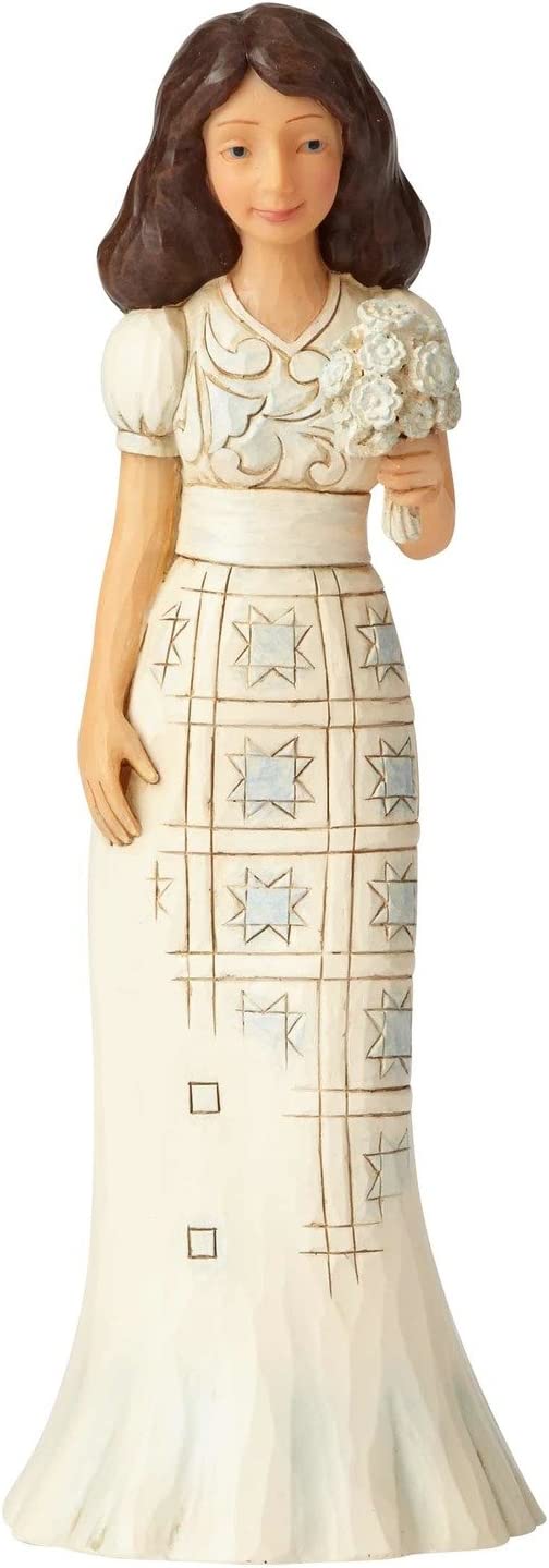 Heartwood Creek, Jim Shore, From The Heart, Von Herzen, Sharing Blooms of Happiness, Mädchen mit Blumen, 6001561, Brautjungfer, Blumenmädchen