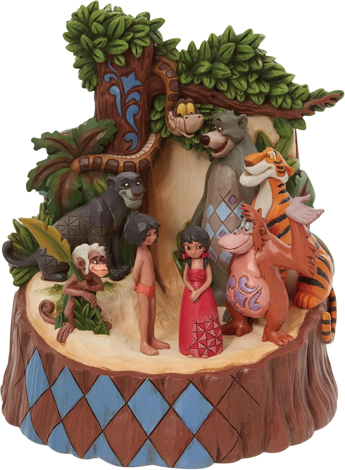 Jungle Book - A Jungle Jubilee / Dschungelbuch Carved By Heart - Disney Traditions 6010085 Jim Shore Disnefigur