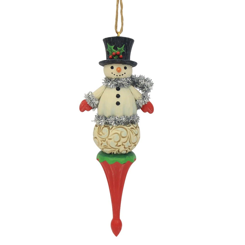 Finial Eiszapfen-Ornament Schneemann - Snowman - 6019346 - Heartwood Creek Jim Shore