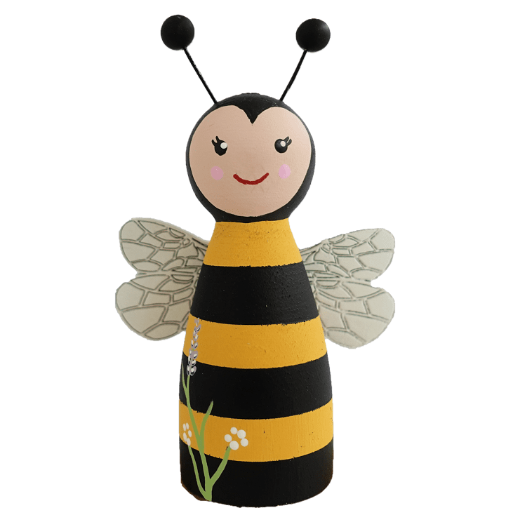 HK-T-001ai5A8JMxAQUHqh Gartenidylle - Biene PEG-Steckfigur für den großen Kerzenring von Sebastian Design