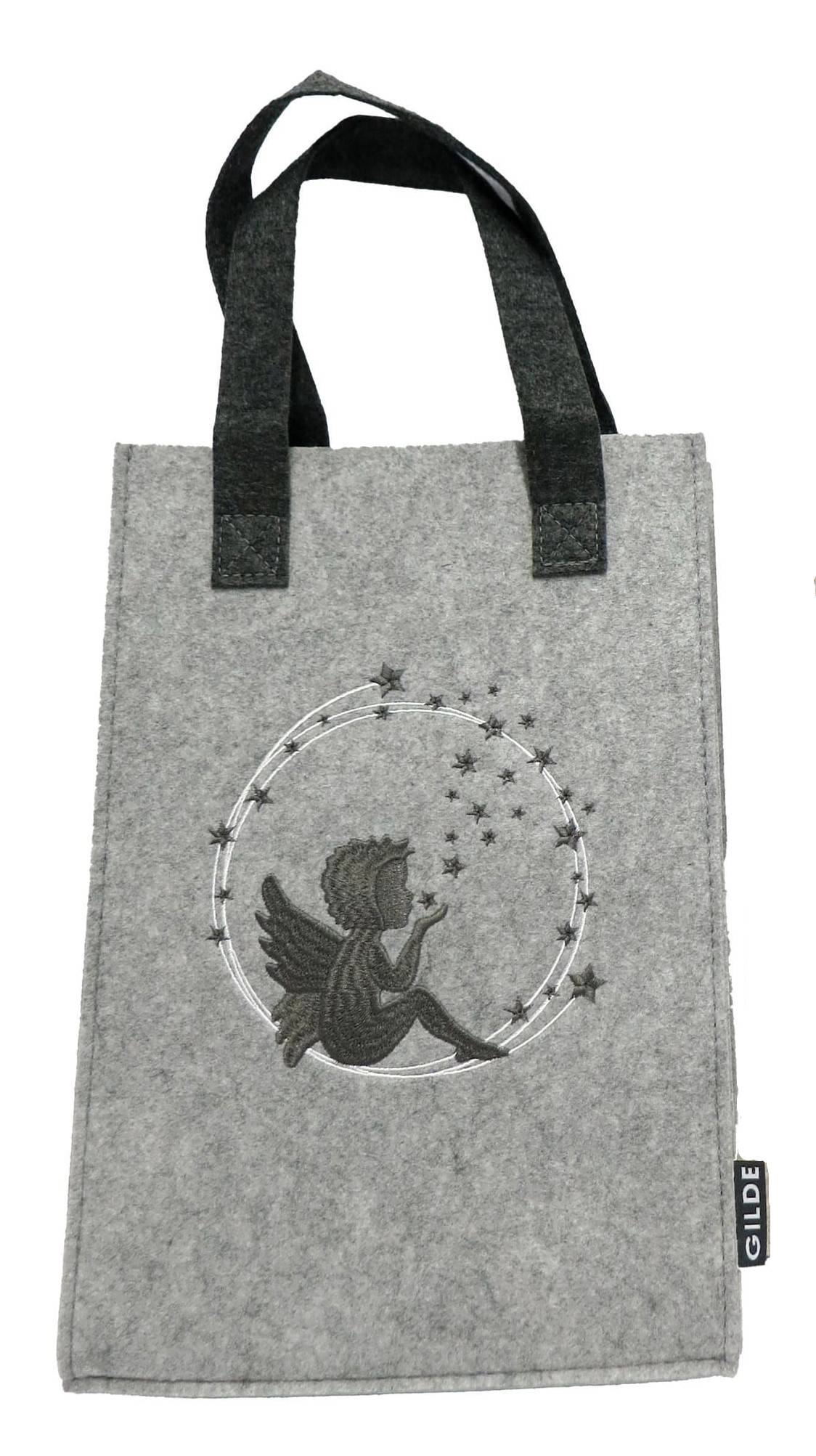 Engelszauber - Geschenktasche Engel grau 59833 - Gilde Geschenktasche / Geschenktüte Engel mit Sternen Engelszauber - Geschenktasche Engel grau 59833 - Gilde Geschenktasche / Geschenktüte Engel mit Sternen