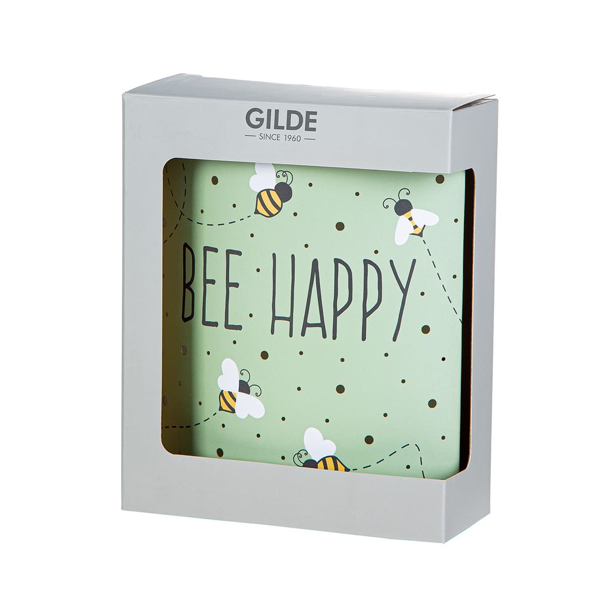Tischlampe Bee Happy Bienen - Dekolampe / 64831 Gilde LED Stimmungslicht Dekoleuchte
