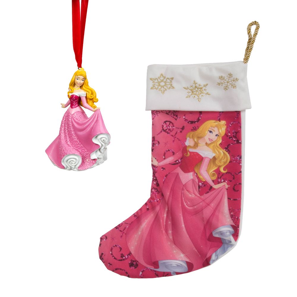 Disney by Widdop, Widdop. Walt Disney Figuren, Walt Disney Ornament, Weihnachtsanhänger, Aurora, Nikolausstiefel, RJ483