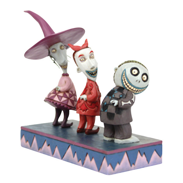 Disney Traditions, Jim Shore, Jim Shore Disney, Disney Traditions Collection, 6008993, Up To No Good, Lock, Shock and Barrel, Lock Shock und Barrel, Nightmare Before Christmas, Jim Shore Disneyfigur