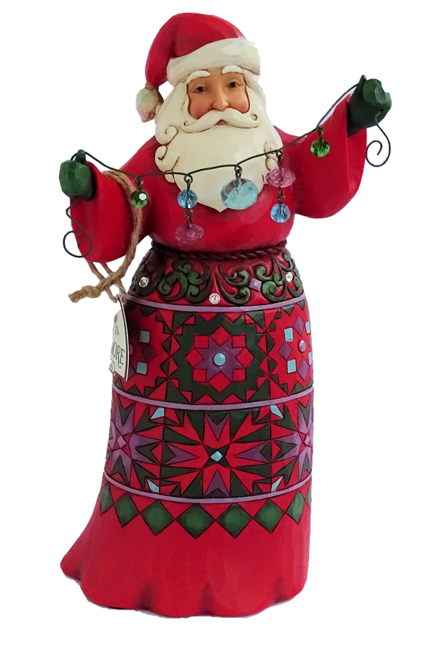 Heartwood Creek, Jim Shore, Year after Year you make Christmas Sparke, 15th Anniversary, Jubiläumsfigur, Weihnachtsmann, Santa, Spieluhr, Musical, 6004171, Jim Shore Platinum