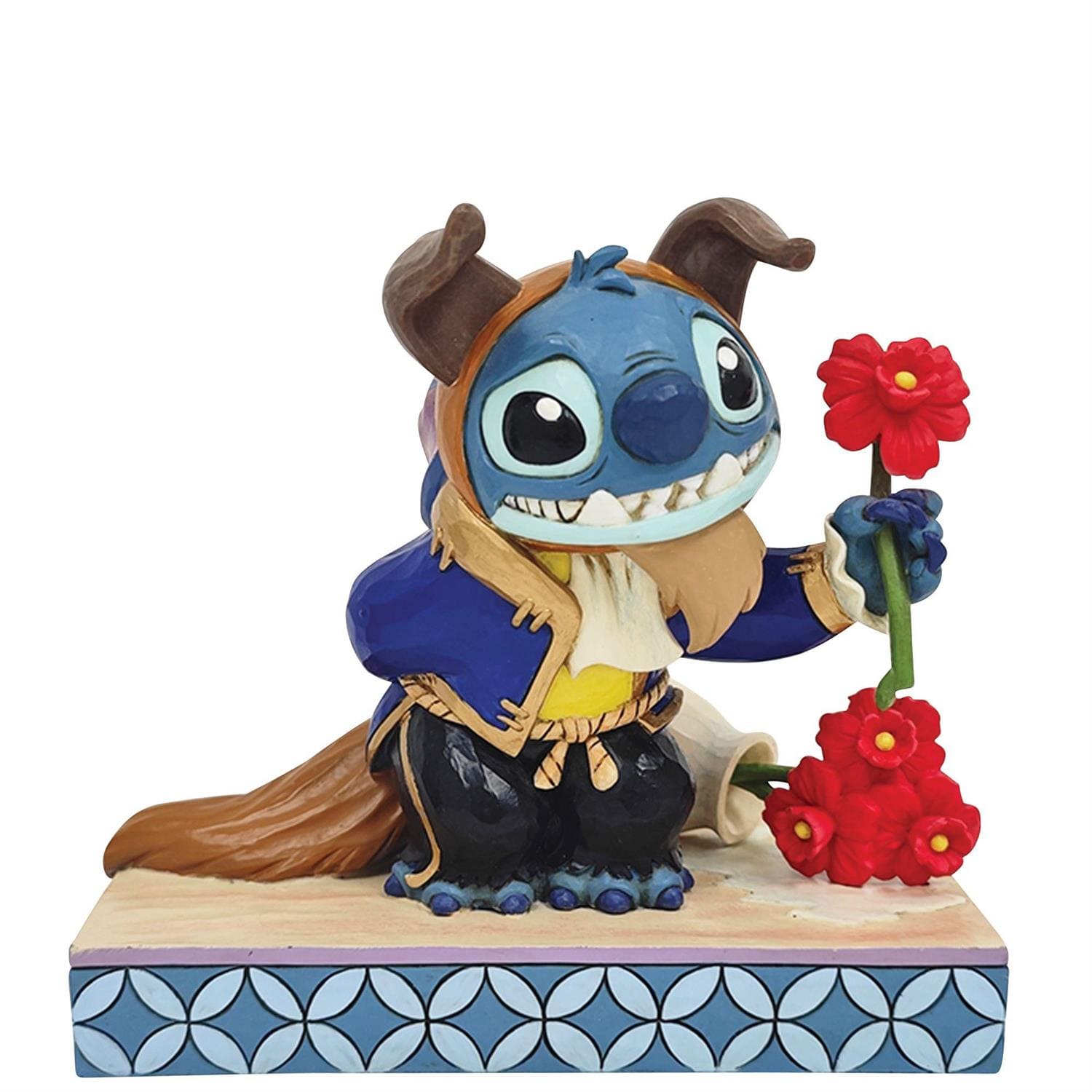 Jim Shore, Disney Traditions, Disneyfigur, Jim Shore Figur, 6016598, Beauty and the Stitch, Lilo & Stitch, Stitch als Biest, Stitch as Beast