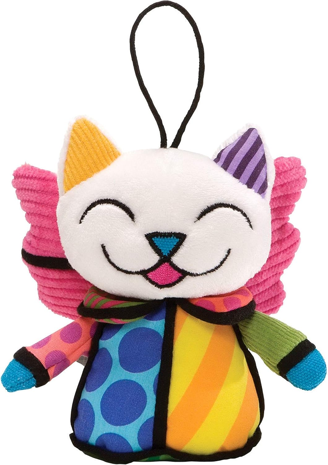 Plush Ornament - Weihnachtsengel-Katze im Britto-Stil - 4027893 Katzen-Engel / Romero Britto