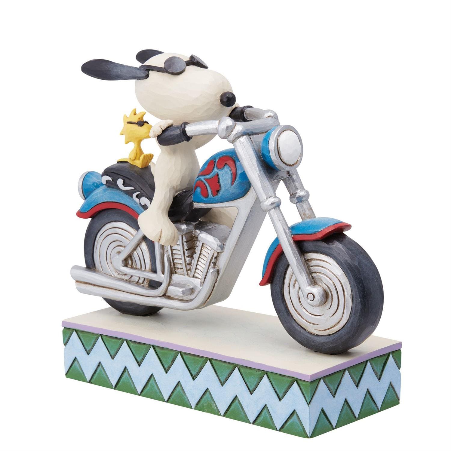 Jim Shore, Peanuts, Peanuts by Jim Shore, 6014347, Cool Riders, Snoopy & Woodstock Riding a Motorcycle, Snoopy & Woodstock fahren Motorrad, Jim Shore Peanuts