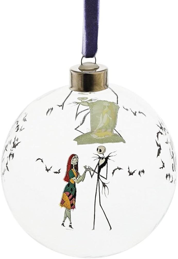 Glaskugel - Nightmare Before Christmas - Weihnachtskugel von Enchanting Disney A30632 Glaskugel - Nightmare Before Christmas - Weihnachtskugel von Enchanting Disney A30632