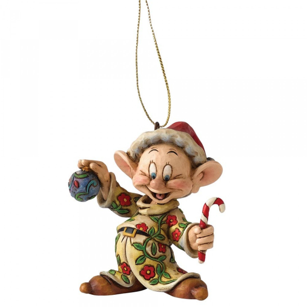 Disney Traditions, Jim Shore, A9041, Dopey, Seppl, Jim Shore Weihnachtsanhänger, Schneewittchen, Snow White, Jim Shore Disney, Jim Shore Disneyfigur, Jim Shore Walt Disney