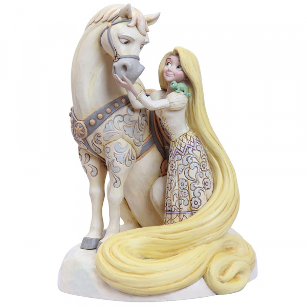 Disney Traditions, Jim Shore, Innocent Ingenue, Rapunzel, White Woodland Collection, 6005958