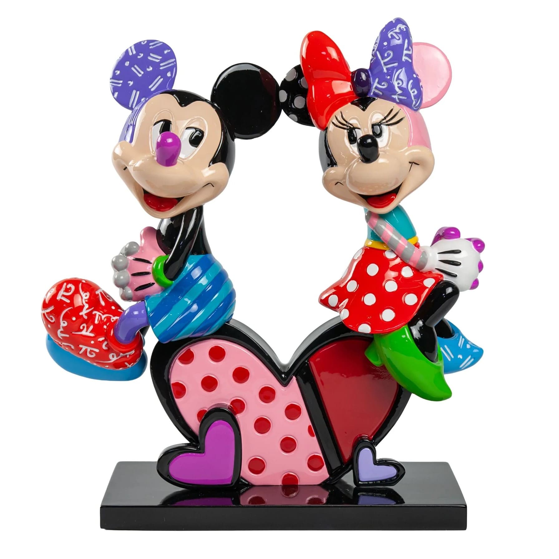 Micky & Minnie Maus in Love / Disney Romero Britto 6020358 - Disney Figur im Pop-Art Design von Romero Britto