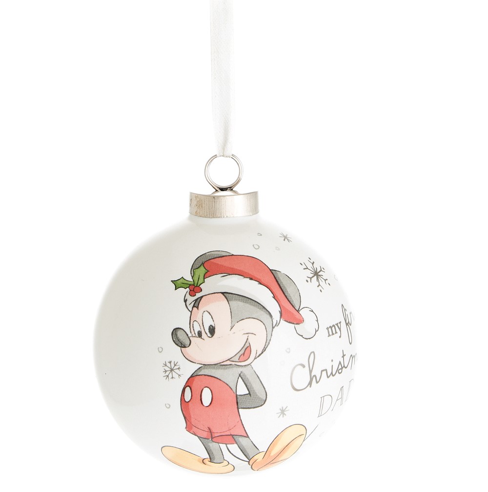 Widdop, Widdop Weihnachten, Disney, XM9807, Walt Disney Weihnachtskugel, Micky Maus Weihnachtskugel, Mickey Mouse Ornament, Walt Disney Ornament, Widdop Walt Disney