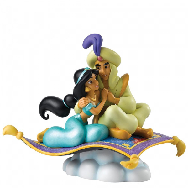 Disney Enchanting Collection, Disney Figuren, Disney Figurines, Disney Character, Enchanting Disney Collection, A Whole New World, A28075, fliegender Teppich, Aladdin und Jasmin