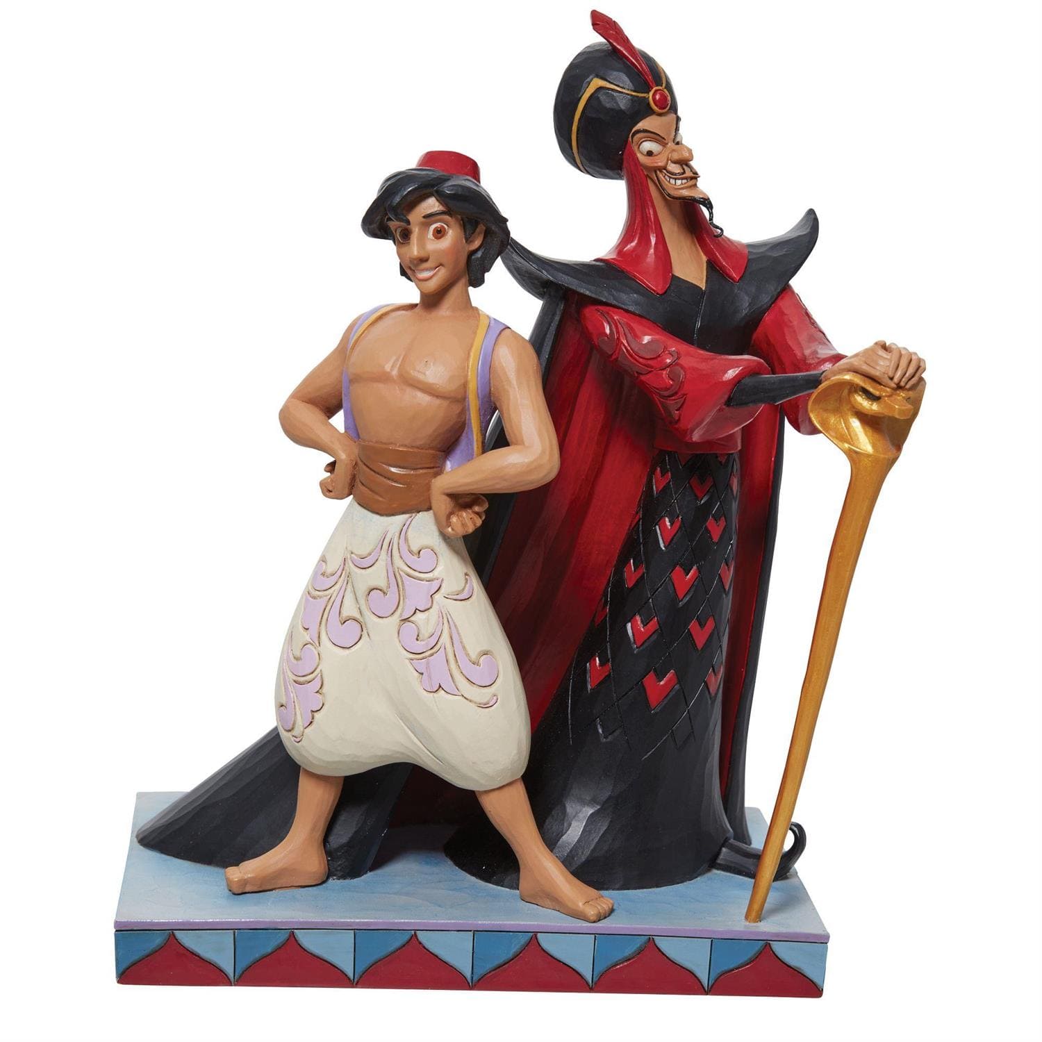 Disney Traditions, Jim Shore, 6011927, Good versus Evil, Aladdin & Jafar, Jim Shore Disneyfigur, Jim Shore Disney Traditions, Jim Shore Aladdin, Disney Traditions Aladdin