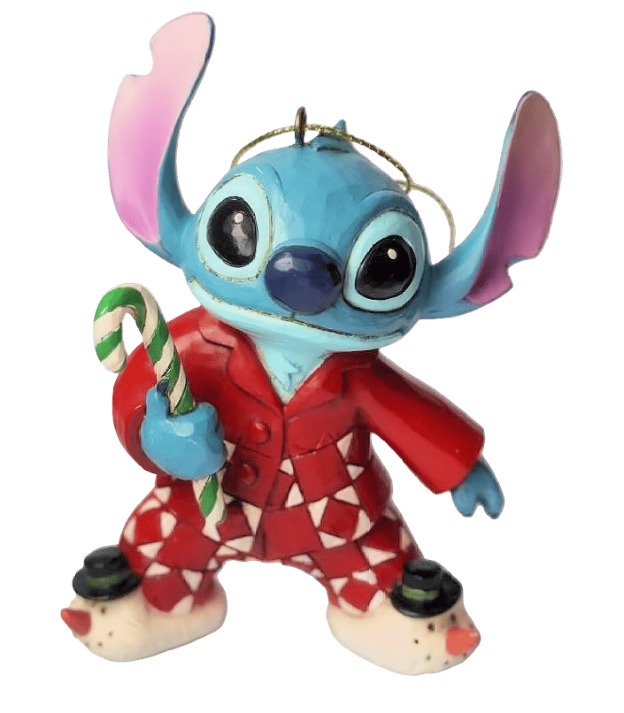 Christmas Morning Stitch in Weihnachtspyjama Ornament - Disney Traditions Jim Shore 6017542