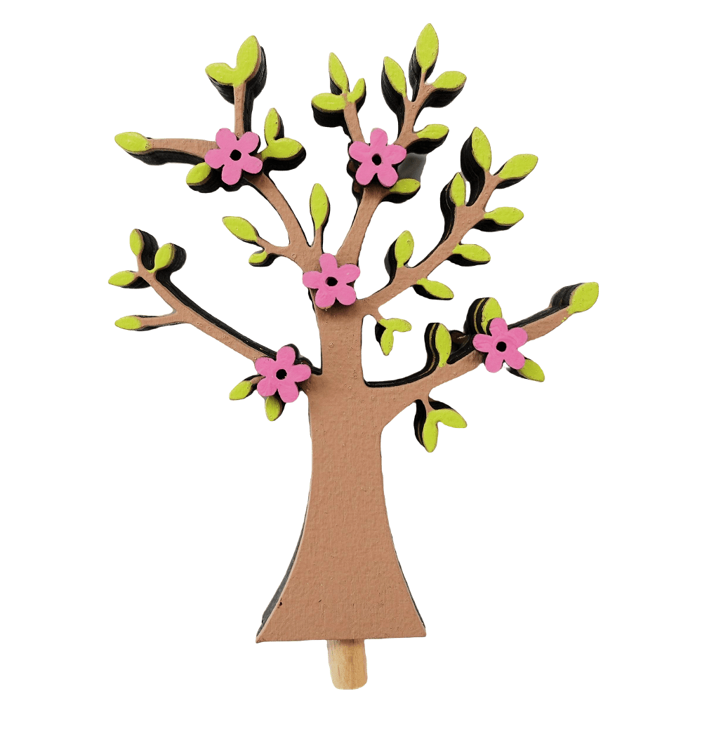 Frühlingsbaum - Kirschblüte Steckfigur für Kerzenring by Sebastian Design