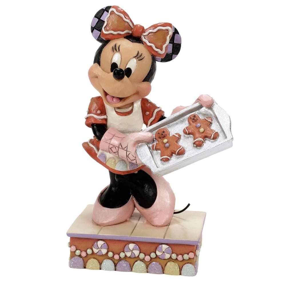 Baking Bliss / Weihnachtsbäckerei - Minnie Gingerbread Cookies - Disney Traditions by Jim Shore 6016881