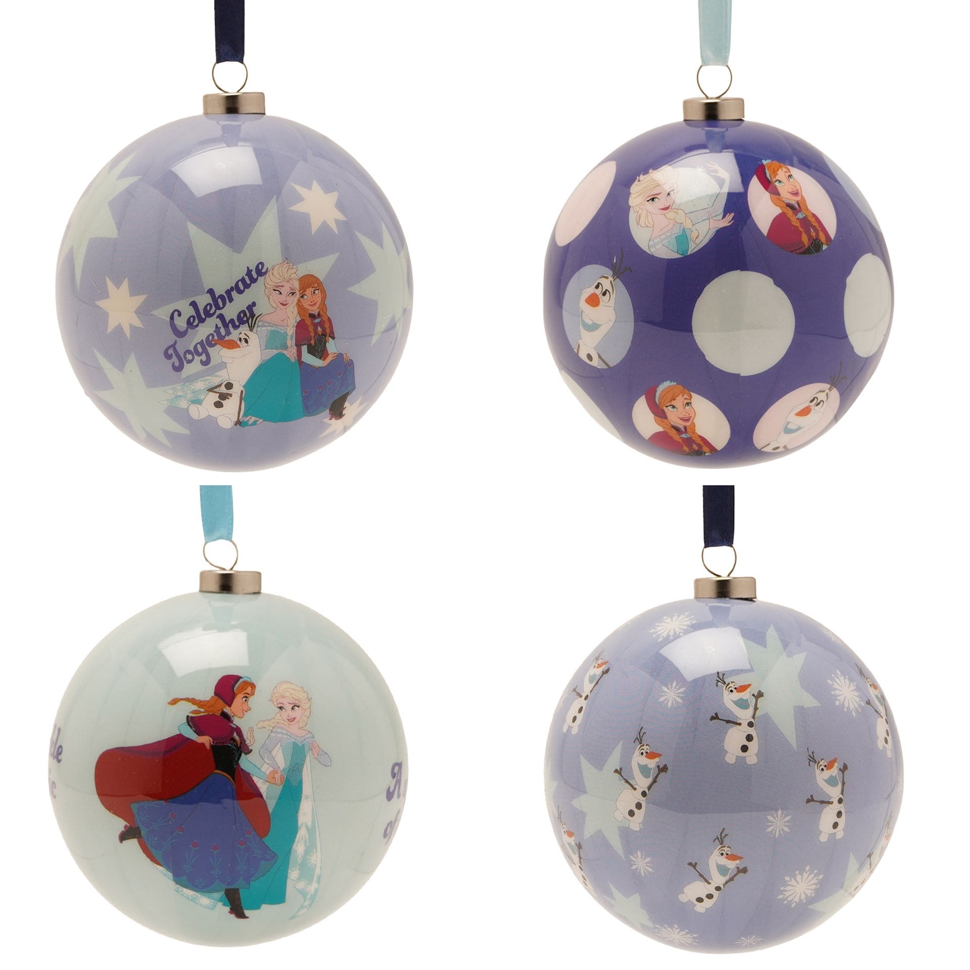 Disney Weihnachtskugel 4er Set Frozen / Die Eiskönigin XM23349 -  Disney Christbaumkugeln