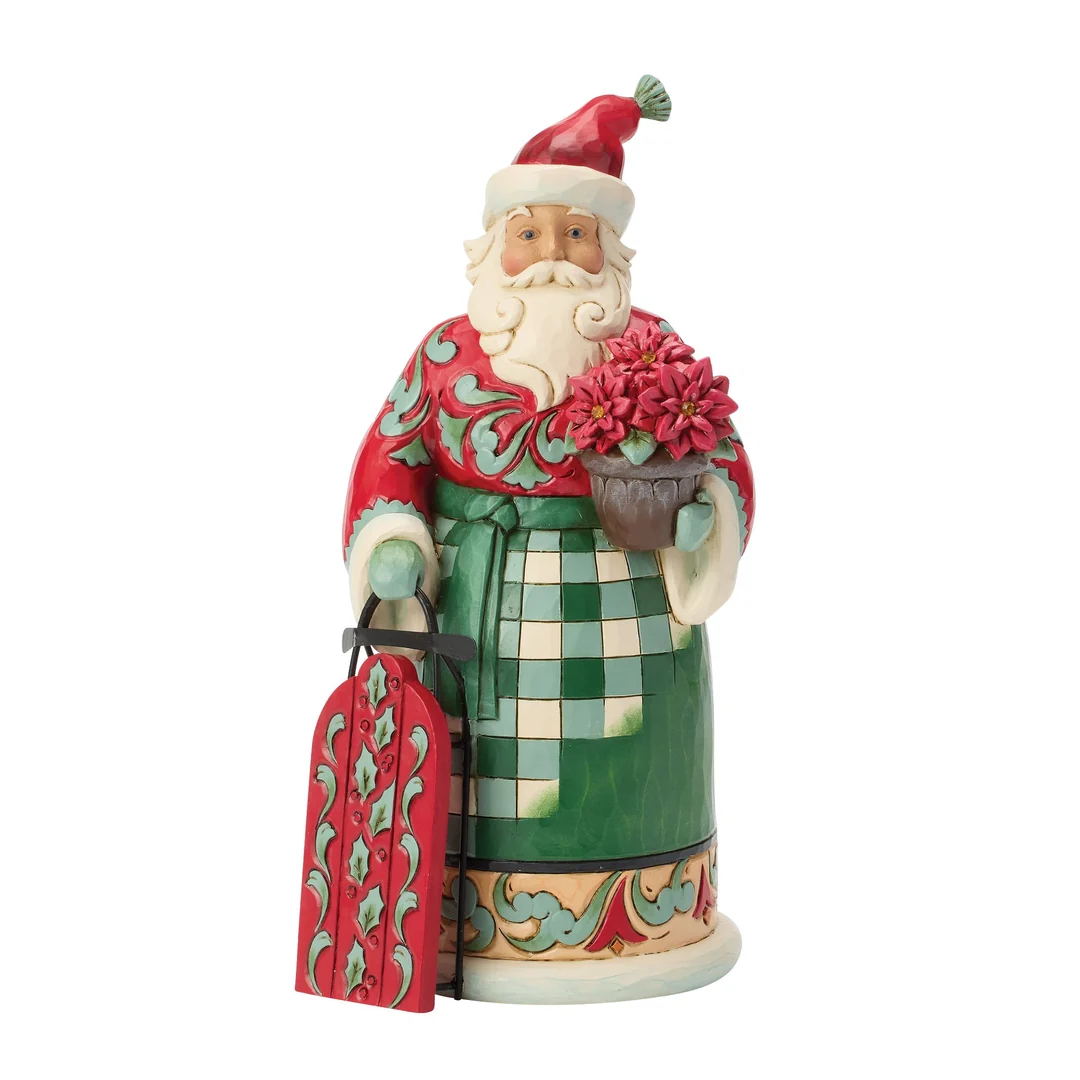Sliding Into The Holidays Santa - Highland Glen Weihnachtsmann mit Schlitten 6019271 - Jim Shore Heartwood Creek