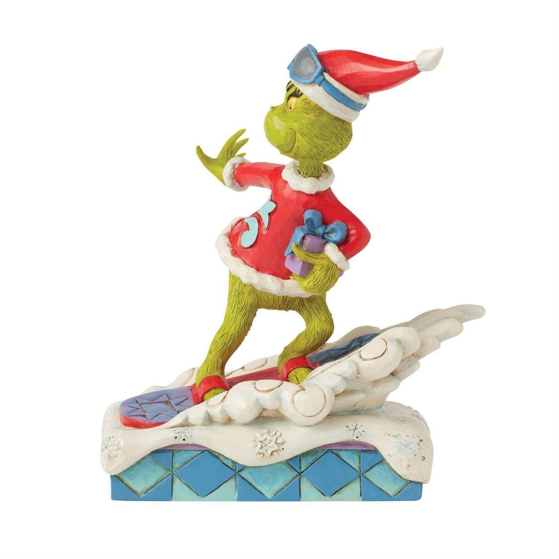 Grinch Snowboarding - Grinch by Jim Shore 6017066