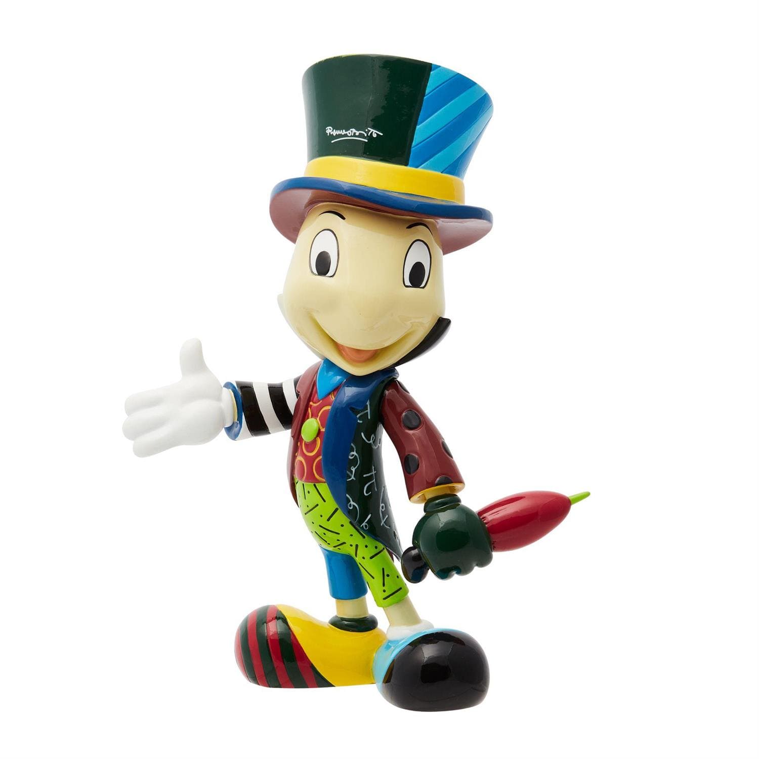 Disney Britto, Romero Britto - Romero Britto Disneyfigur, 6015552, Jiminy Cricket, Pinocchio, Disney by Britto