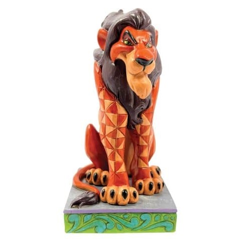 Disney Traditions, Jim Shore, Jim Shore Disneyfigur, 6014328, Unfit Ruler, Scar, König der Löwen, The Lion King, Jim Shore Disney, Disney Scar