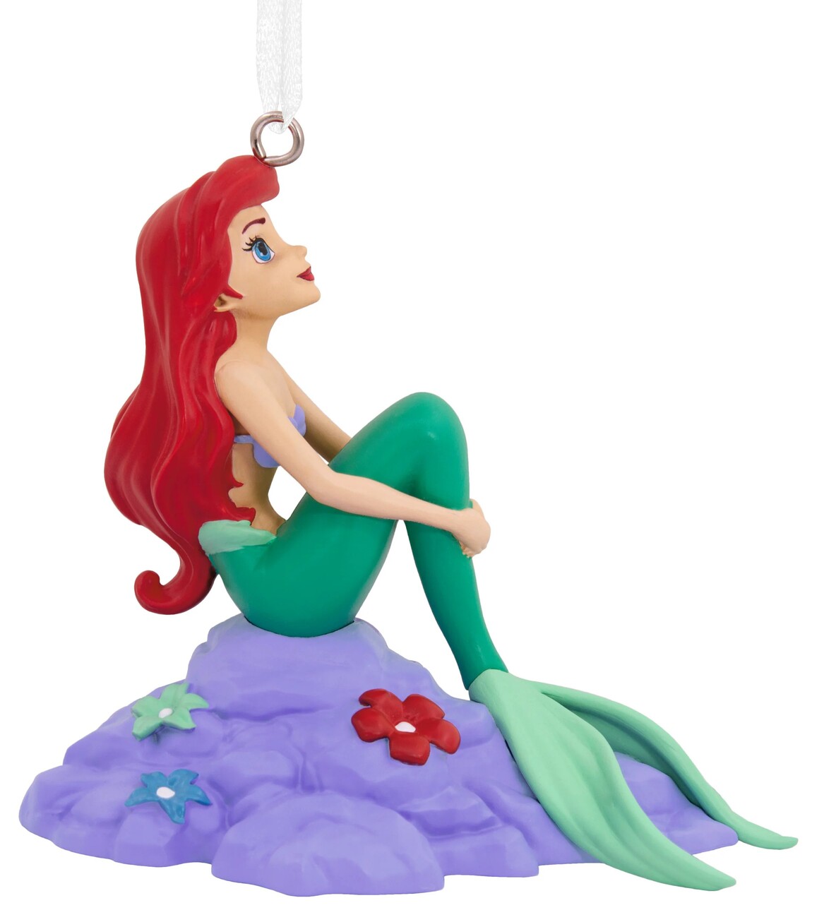 Arielle auf Felsen / Die kleine Meerjungrau - Hallmark Disney Ornament Weihnachtsanhänger 30206155