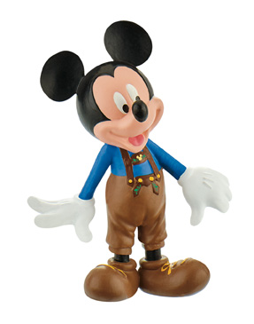 Bullyland, Mickey Mouse, Micky Maus, Oktoberfest, Micky in Lederhose