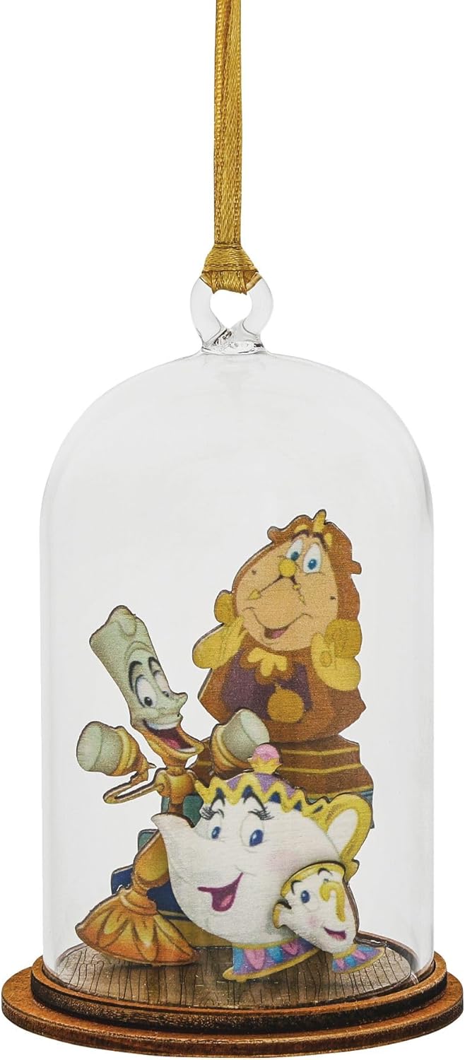 Kloche Loyal Servants Ornament / Loyale Dienerschaft - A30626 Enchanting Disney - Schöne und das Biest Kloche Loyal Servants Ornament / Loyale Dienerschaft - A30626 Enchanting Disney - Schöne und das Biest