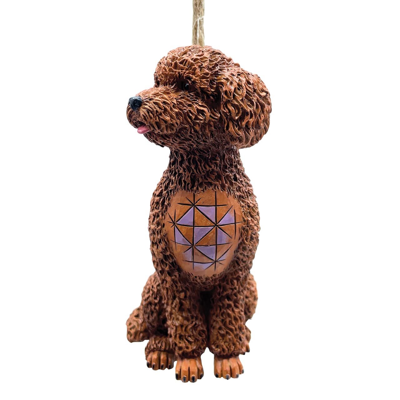 Hunde Ornament Labradoodle Golden Doodle 6019338 - Jim Shore Heartwood Creek Weihnachtsanhänger