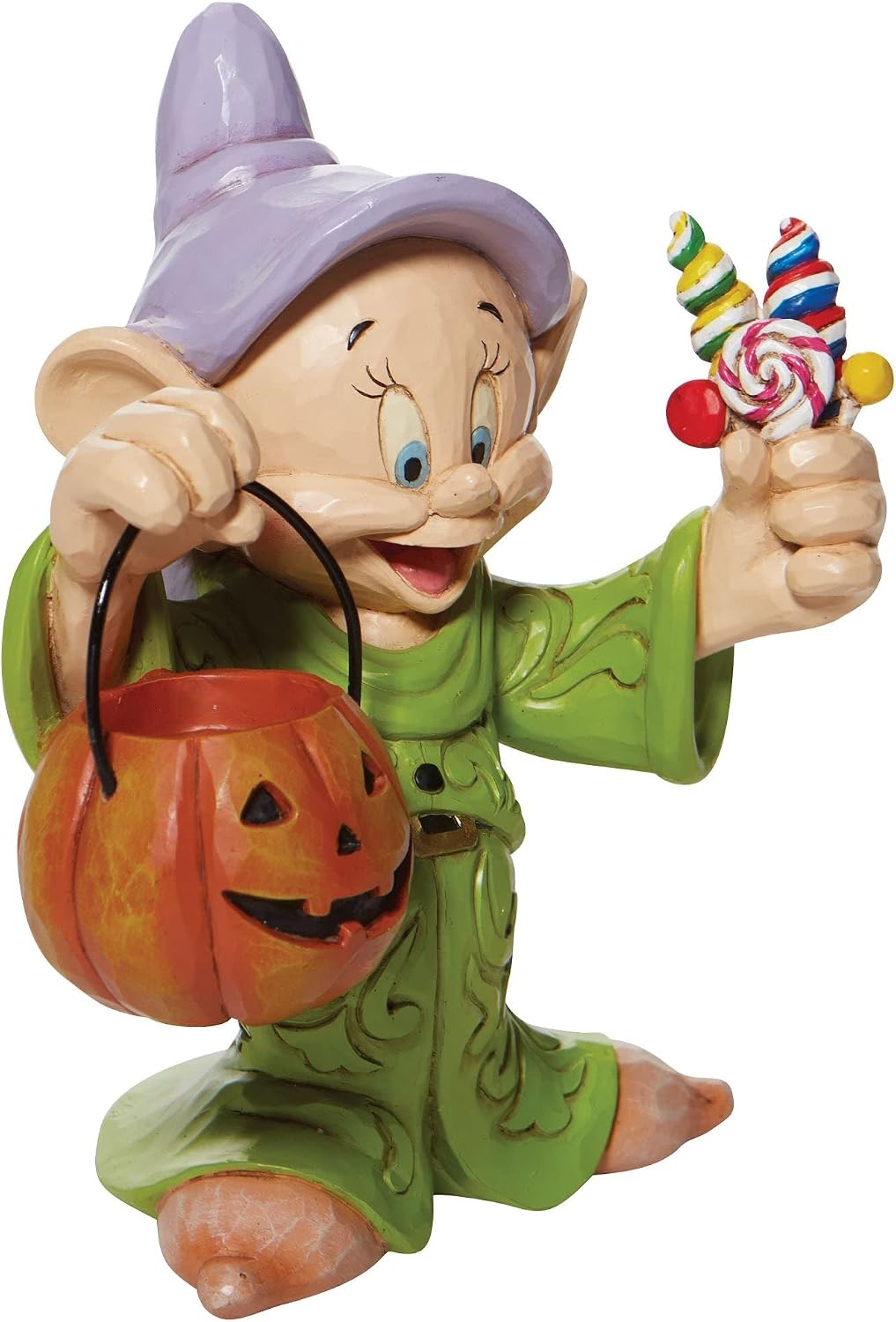 Cheerful Candy Collector - Dopey Trick-or-Treating Halloween - Seppl / Disney Traditions by Jim Shore