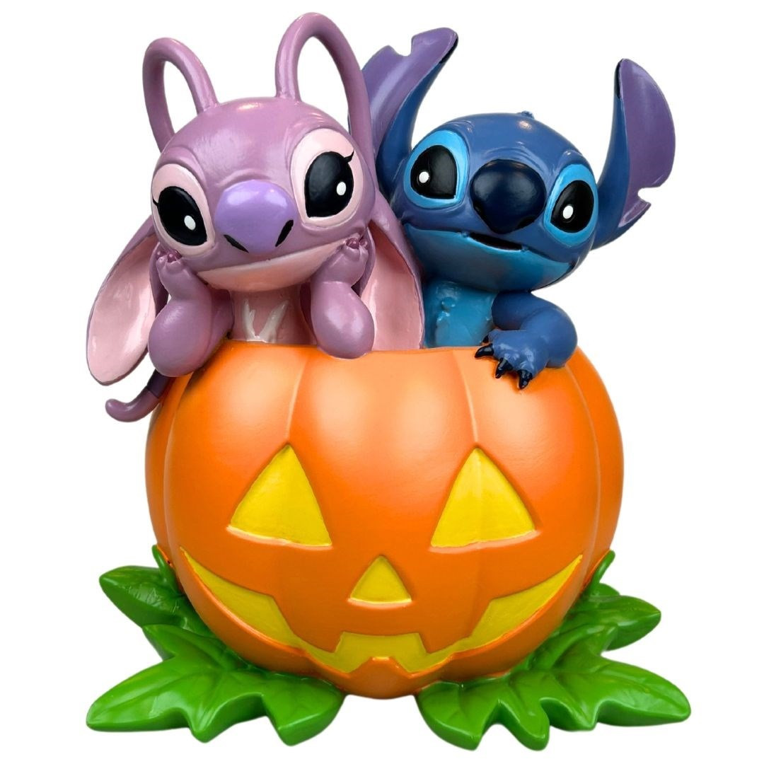 Halloween - Disney Halloweenfigur Stitch & Angel im Kürbis - DN25302 Disneyfigur von Christmas Inspirations