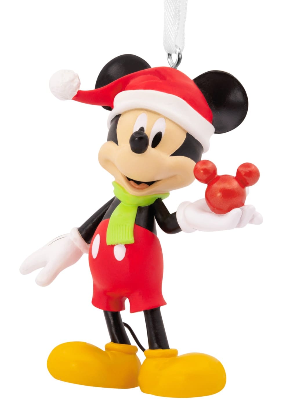 Micky Maus mit Weihnachtskugel Hallmark Disney Ornament 30206191 - Weihnachtsanhänger