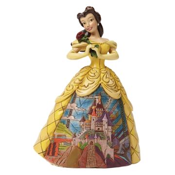 Disney Traditions, Jim Shore - Enchanted Belle / Castle Collection, 4045238, Beauty & The Beast, Schöne und das Biest