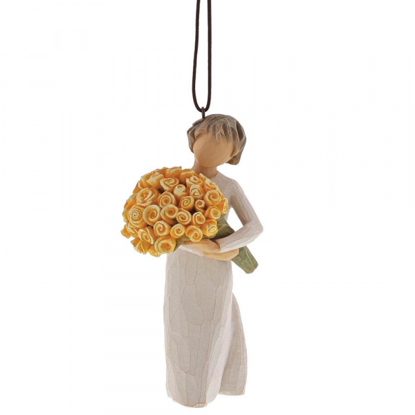 Willow Tree, Willowtree, Demdaco, Susan Lordi, Good Cheer Ornament, 27912, Willow Tree Figur, Willow Tree Ornament, Willow Tree Blumen, Willow Tree Blumenmädchen, Willow Tree Engel