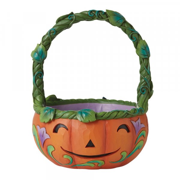 Jim Shore, Heartwood Creek, Jim Shore Heartwood Creek, Jim Shore Halloween, Halloween Basket, Halloween-Korb, 6010839, Heartwood Creek Halloween