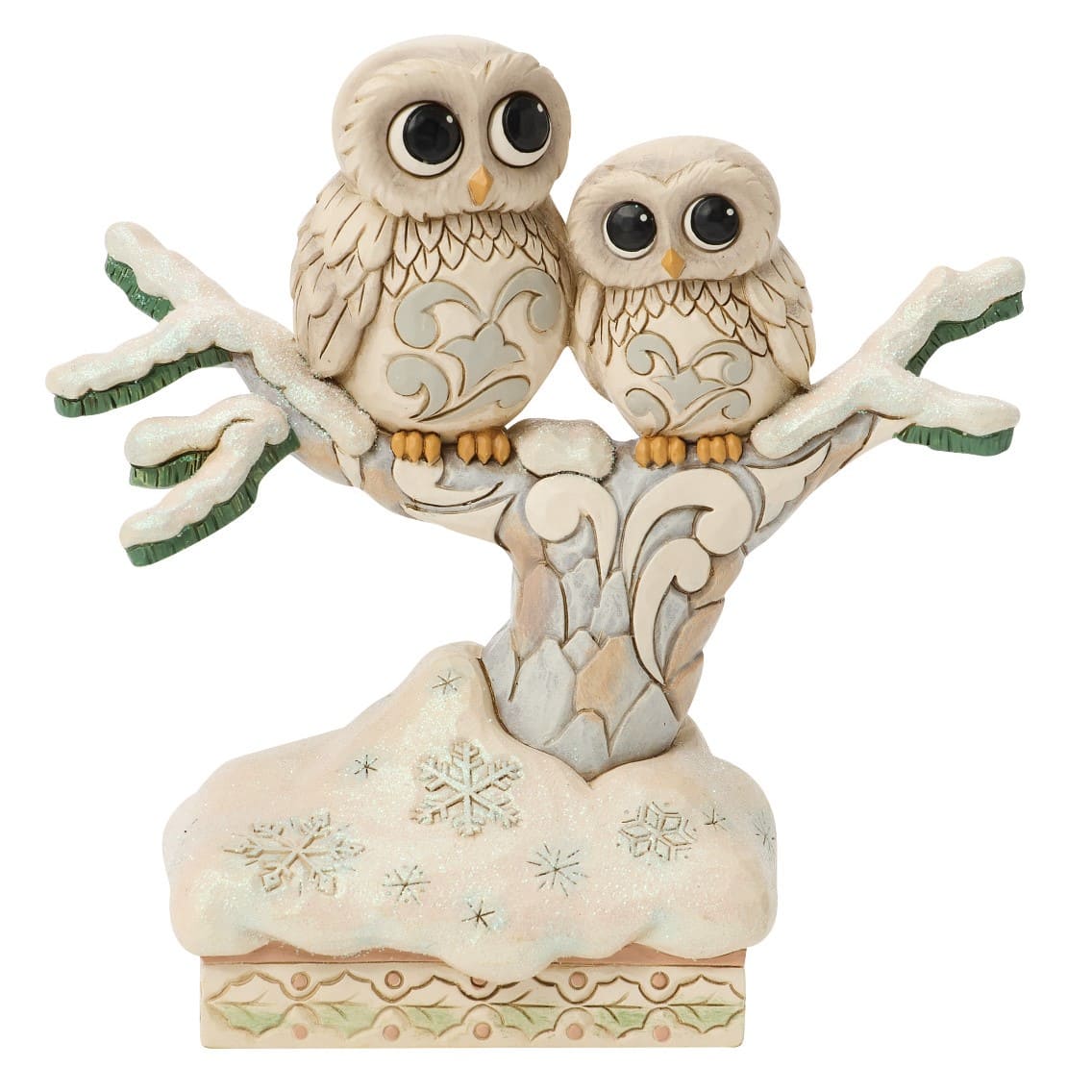 Wisdom of the Woods White Woodland Eulen - 6019312 - Heartwood Creek by Jim Shore Winterfigur